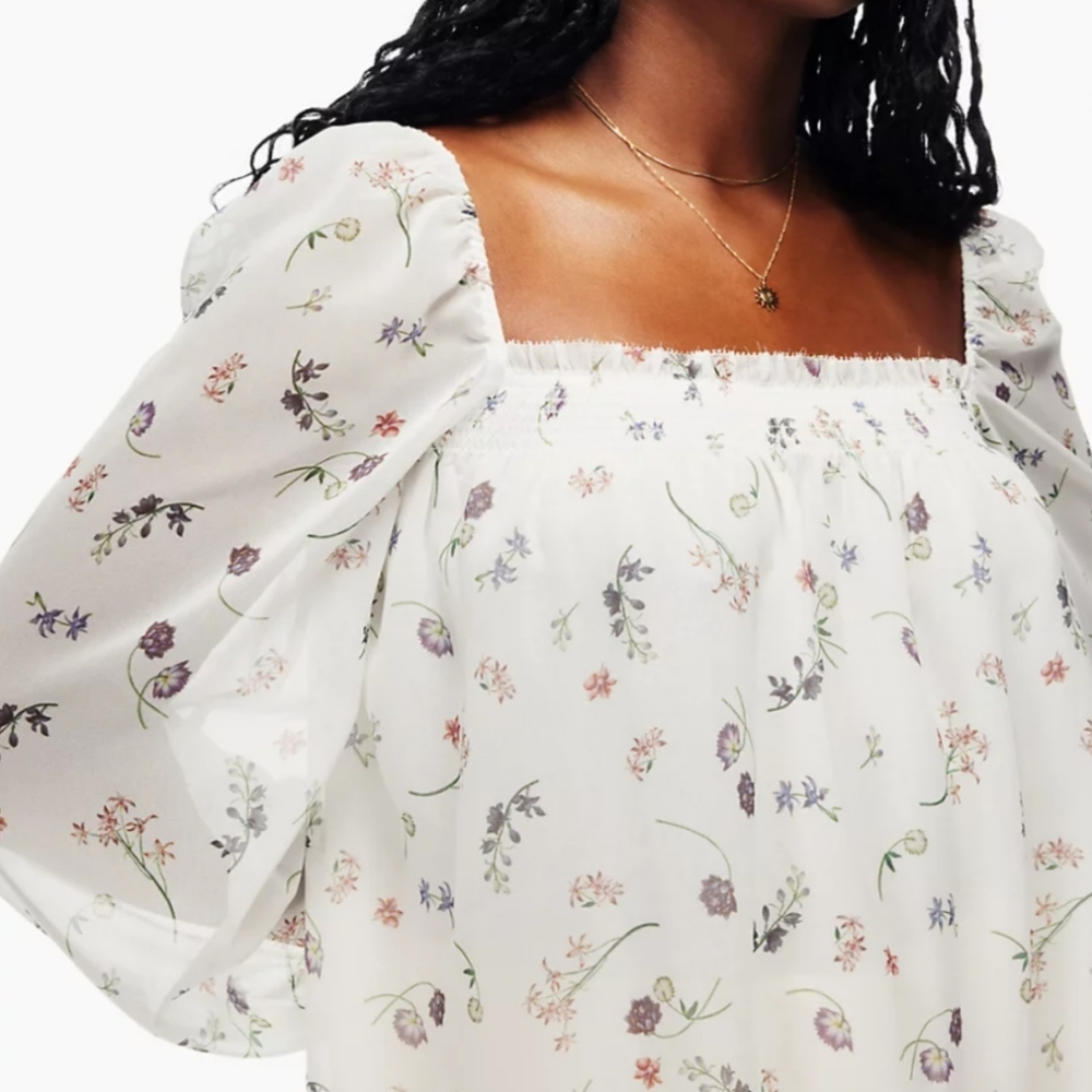 NWT Wilfred Alana Blouse in Spring Melody, Size XS